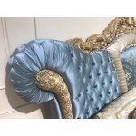 КОНСУЭЛЛА Кровать 2,0*2,2 с решёткой (ткань с пуговицами)