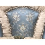 КОНСУЭЛЛА Кровать 2,0*2,2 с решёткой (ткань с пуговицами)