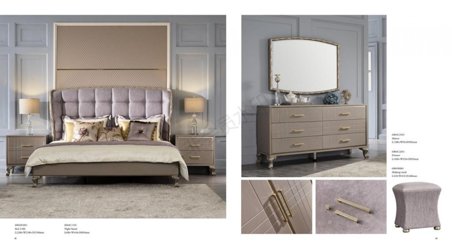 МОНАКО Комплект спальни с 6-ти дверным шкафом