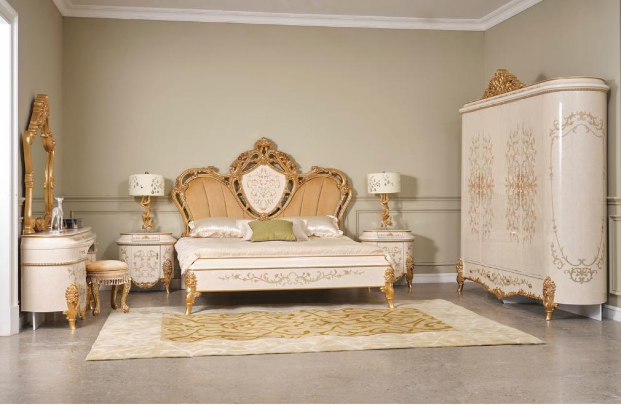 БЕАТРИЧЕ беж  Комплект спальни с 4-х дверным шкафом