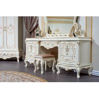 ШАНЕЛЬ Туалетный стол с зеркалом+ пуф 