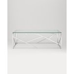 Журнальный стол 120*60 АРТ ДЕКО серебро