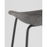 Стул барный Beetle Lite PU серый