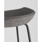 Стул барный Beetle Lite PU серый