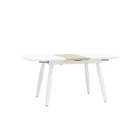 Стол обеденный Чикаго раскладной 120-160*90 белый