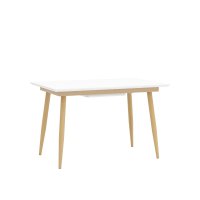 Стол обеденный Стокгольм раскладной 120-160*80 белый