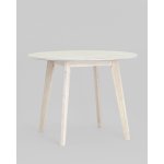 Стол обеденный GERDA 100*100 беленый дуб