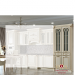 БЕРТА Кухонный пенал 2-х дверный остекленный 1050