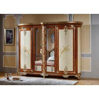 АРИЯ Шкаф 6-ти дверный с зеркалом