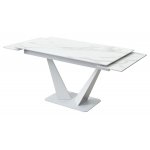 Стол Ниагара 140 БЕЛЫЙ МРАМОР, стекло / БЕЛЫЙ, М-City Стол Ниагара 140 БЕЛЫЙ МРАМОР, стекло / БЕЛЫЙ, М-City