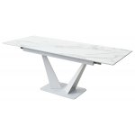 Стол Ниагара 140 БЕЛЫЙ МРАМОР, стекло / БЕЛЫЙ, М-City Стол Ниагара 140 БЕЛЫЙ МРАМОР, стекло / БЕЛЫЙ, М-City