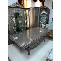 ШАРЛИЗ Комплект гостиной (Витрина, Комод, Стол, 4 стула, 2 кресла) ШАРЛИЗ Комплект гостиной (Витрина, Комод, Стол, 4 стула, 2 кресла)