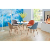 Стол DT-902 белый d100