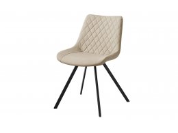 Стул C-931 белый PU FENGMA 16/матовый черный