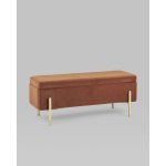 Банкетка Болейн с ящиком велюр терракотовый Банкетка Болейн с ящиком велюр терракотовый