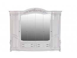 Шкаф КАСАНДРА (серебро) СКФМ (Северо-Кавказская фабрика мебели)