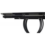 Стол MATERA 160 MARBLES KL-99 Белый мрамор матовый, итальянская керамика/ черный каркас М-City