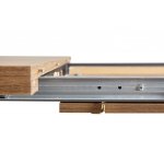 Стол ЛОФТ 160 Дуб Канзас/ Черный М-City