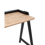 Стол письменный Pyramid 118*53 светлое дерево/черный