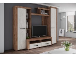 Стенка в гостиную Марсель-4, дуб крафт табачный Стенка в гостиную Марсель-4, дуб крафт табачный