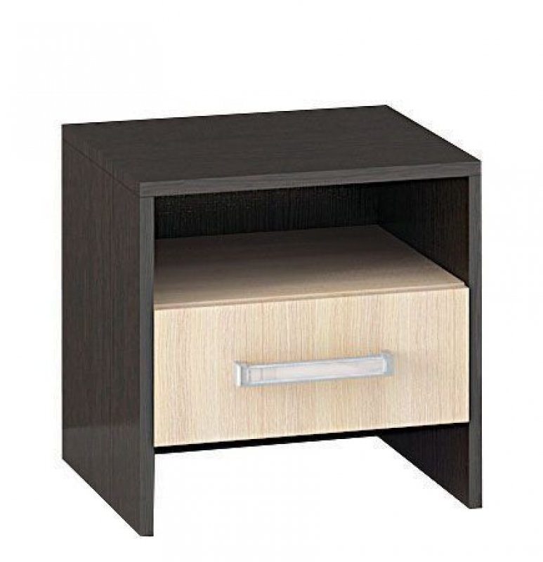 Тумба прикроватная Эрика, венге/дуб молочный