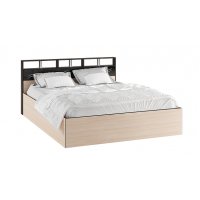 Кровать с подъемным механизмом Эрика 140х200, венге/дуб молочный