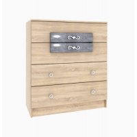 Комод современный Мадлен, Дуб шале серебро