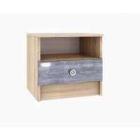 Тумба прикроватная Мадлен, дуб шале серебро Тумба прикроватная Мадлен, дуб шале серебро