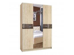 Шкаф 3-х створчатый Мадлен (Дуб шале мореный) Шкаф 3-х створчатый Мадлен (Дуб шале мореный)