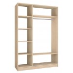 Шкаф 3-х створчатый Мадлен (Дуб шале мореный) Шкаф 3-х створчатый Мадлен (Дуб шале мореный)