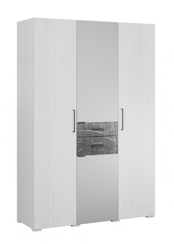 Шкаф трехдверный Теана (ясень анкор светлый)