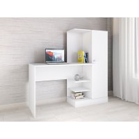 Стол компьютерный Квартет-6, белый