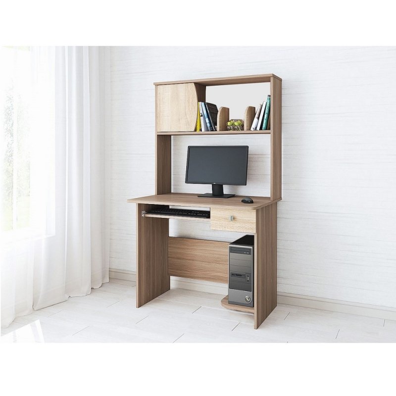 Стол компьютерный Грета-4, ясень шимо Стол компьютерный Грета-4, ясень шимо