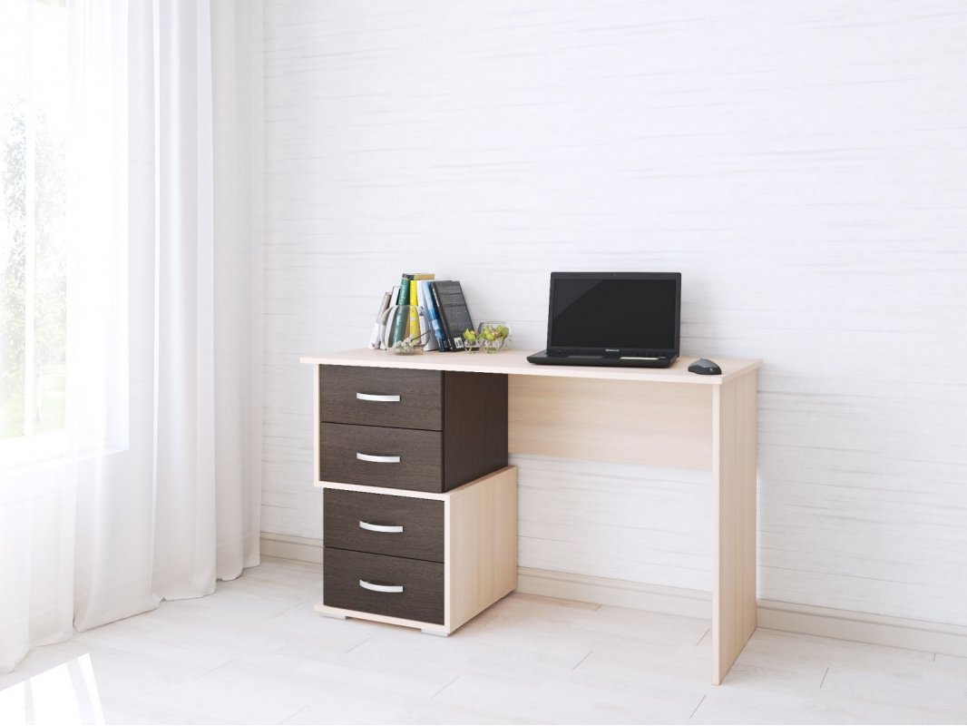 Стол письменный Сити-2, венге Стол письменный Сити-2, венге