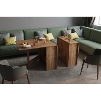 Стол кухонный раскладной, дуб крафт табачный Стол кухонный раскладной, дуб крафт табачный