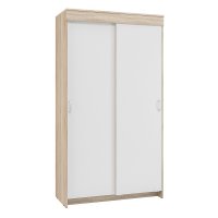 Шкаф-купе Бассо 1 м, дуб сонома/белый