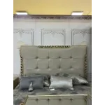 ЛАУРА Комплект (Кровать 1,8 + 2 Тумбочки + Туалетный стол + Пуф + 6-ти дв. шкаф)