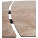 Стол BALDE 120 GLOSS AMBER JADE SOLID CERAMIC / BLACK, ®DISAUR