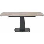 Стол BALDE 120 GLOSS AMBER JADE SOLID CERAMIC / BLACK, ®DISAUR