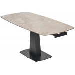 Стол BALDE 120 GLOSS AMBER JADE SOLID CERAMIC / BLACK, ®DISAUR