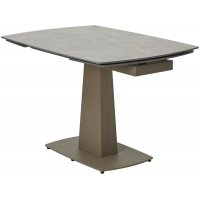 Стол BALDE 120 MATT LATTE STONE SOLID CERAMIC/ TAUPE, ®DISAUR