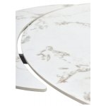 Стол BUENO 120 GLOSS GOLDEN JADE SOLID CERAMIC / BLACK, ®DISAUR