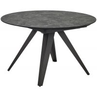 Стол AKSEL 130 цвет Mona Lisa Cерый мрамор, керамика, / Темно-серый каркас. ®DISAUR Стол AKSEL 130 цвет Mona Lisa Cерый мрамор, керамика, / Темно-серый каркас. ®DISAUR