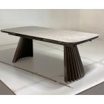 Стол ASTRID 200 TL-102 Бежевый мрамор, испанская керамика / Шоколадное золото каркас, ®DISAUR Стол ASTRID 200 TL-102 Бежевый мрамор, испанская керамика / Шоколадное золото каркас, ®DISAUR