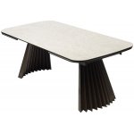 Стол ASTRID 200 TL-102 Бежевый мрамор, испанская керамика / Шоколадное золото каркас, ®DISAUR Стол ASTRID 200 TL-102 Бежевый мрамор, испанская керамика / Шоколадное золото каркас, ®DISAUR