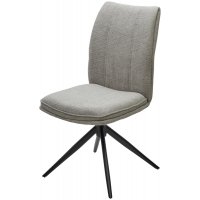 Стул YOHAN 360 град. поворот. KN01-04 Светло-серый, ткань / Черный, ®DISAUR Стул YOHAN 360 град. поворот. KN01-04 Светло-серый, ткань / Черный, ®DISAUR