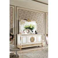 Е62 МОНАРХ БУФЕТ с зеркалом, цвет-brown gold Е62 МОНАРХ БУФЕТ с зеркалом, цвет-brown gold