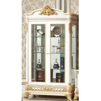 Е62 МОНАРХ СЕРВАНТ/ВИТРИНА (2 двери), цвет-white gold