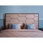 TB744BK DAMIANI КРОВАТЬ 180 без основания, цвет GREY ANGLEY