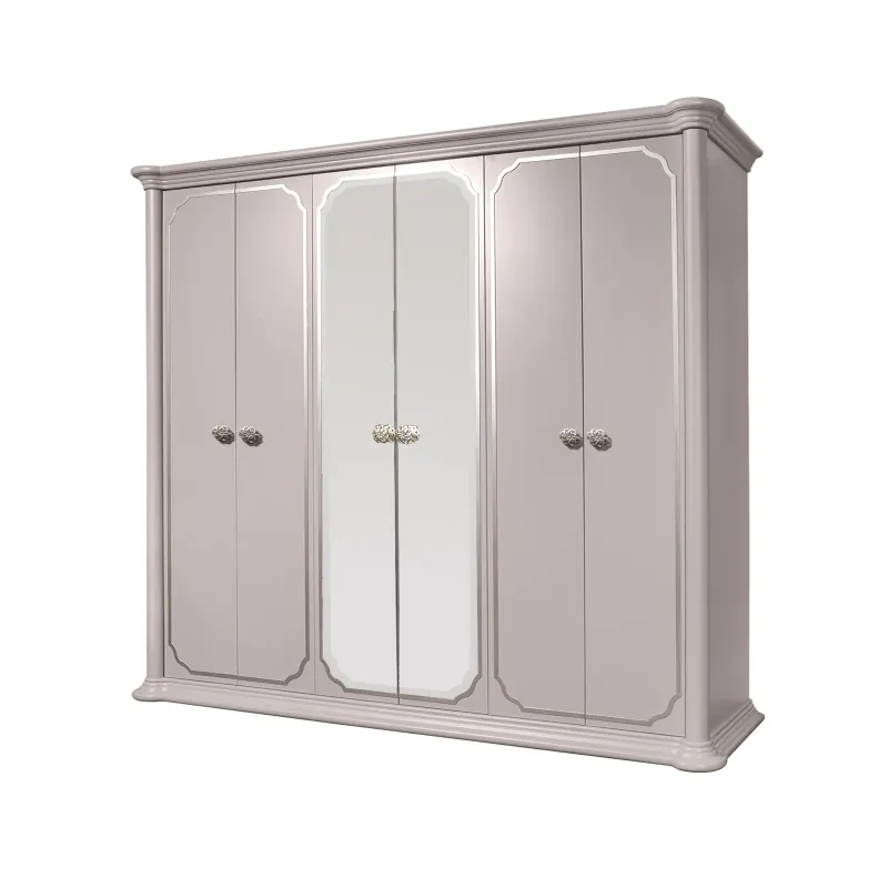 ВЕНА Шкаф для одежды 6-ти дверный с зеркалами